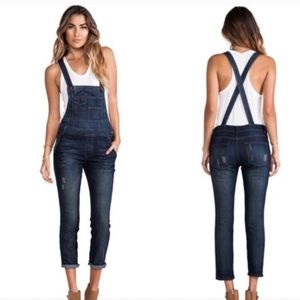Free people denim overalls